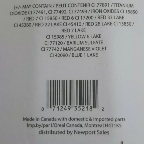 L'Oreal Lipstick Paris Cosmetics Infallible Paints Metallics Smoldering Eclipse - Picture 6 of 12